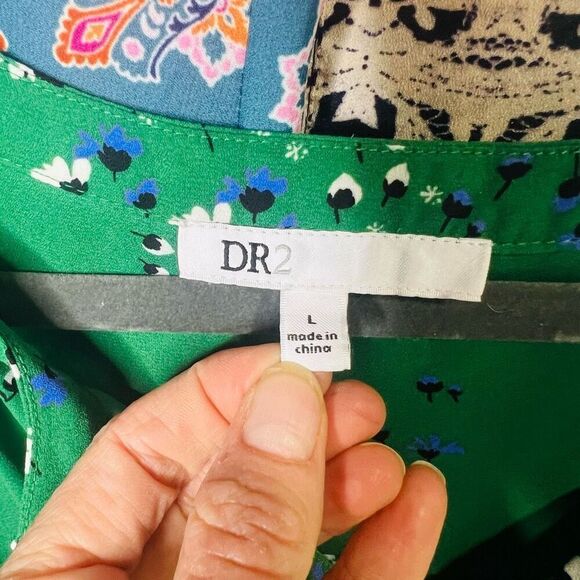 Mixed Blouse Bundle 5 florals bright colors - Picture 3 of 13